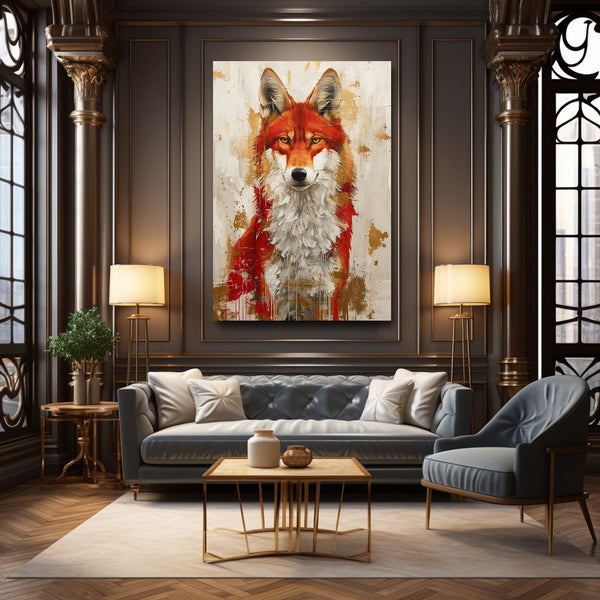 Tableau Renard Loup | TableauDecoModerne®