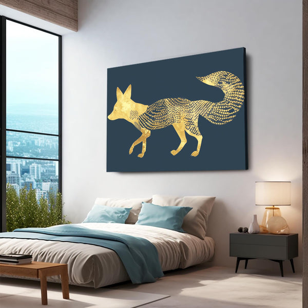 Tableau Renard Orné | TableauDecoModerne®