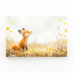 Tableau Renard Poétique | TableauDecoModerne®