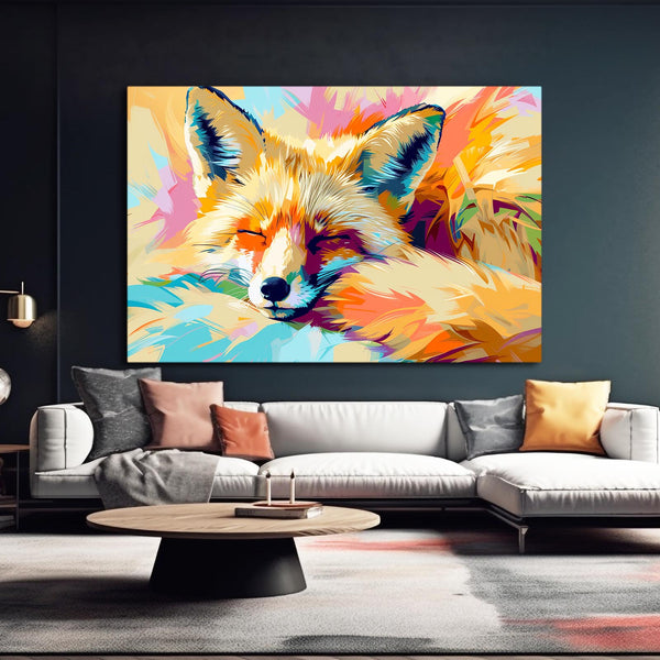 Tableau Renard Rêveur | TableauDecoModerne®