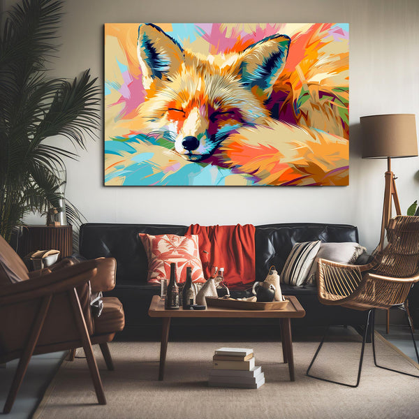 Tableau Renard Rêveur | TableauDecoModerne®