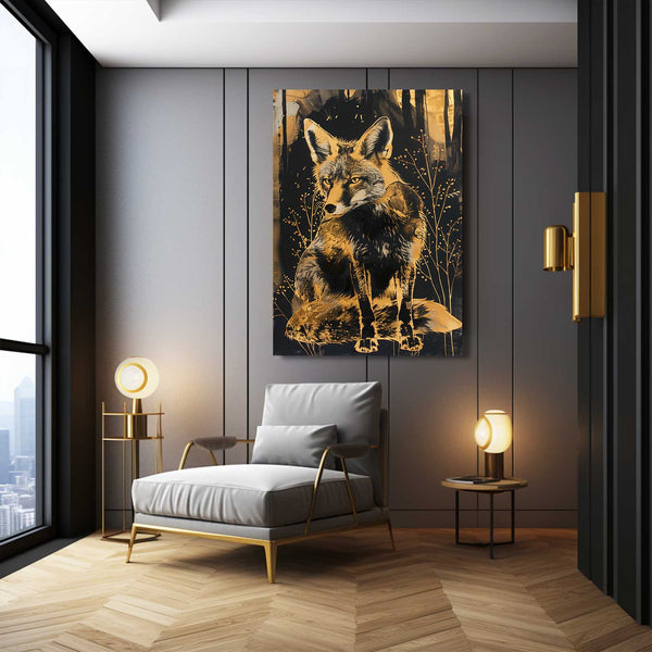 Tableau Renard Sauvage | TableauDecoModerne®