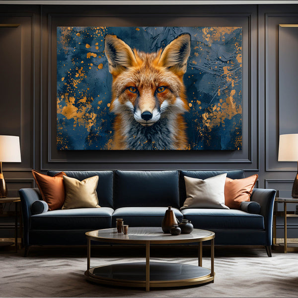 Tableau Renard Sombre | TableauDecoModerne®