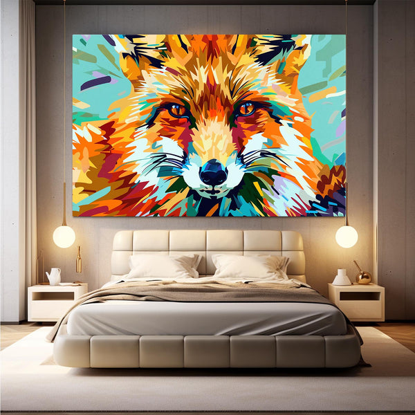 Tableau Renard Vif | TableauDecoModerne®