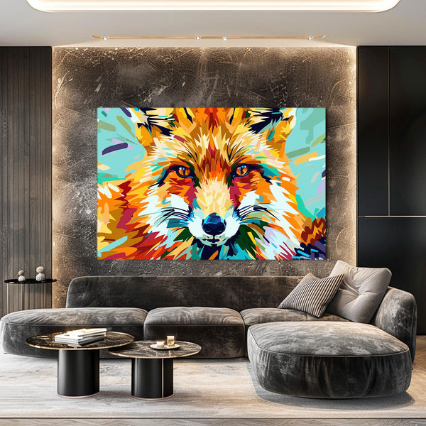 Tableau Renard Vif | TableauDecoModerne®