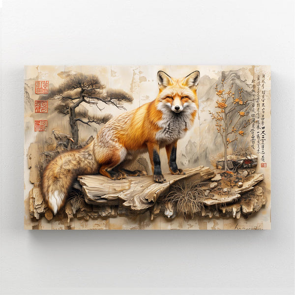 Tableau Renard Zen | TableauDecoModerne®