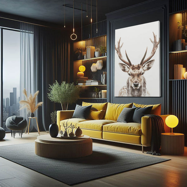 Tableau Scandinave Cerf Noble | TableauDecoModerne®