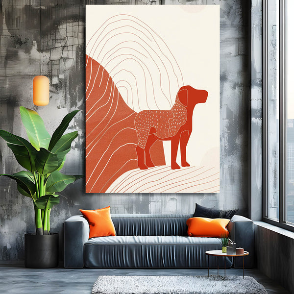 Tableau Scandinave Chien | TableauDecoModerne®