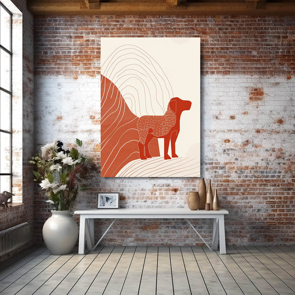 Tableau Scandinave Chien | TableauDecoModerne®