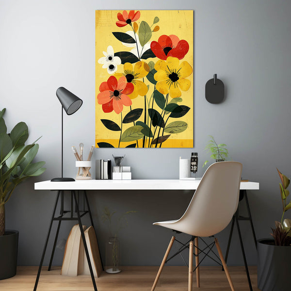 Tableau Scandinave Fleurs Modernes | TableauDecoModerne®