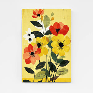 Tableau Scandinave Fleurs Modernes | TableauDecoModerne®