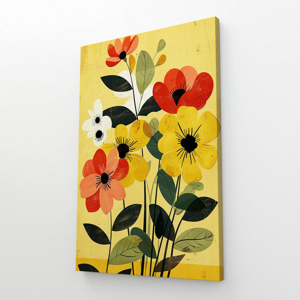 Tableau Scandinave Fleurs Modernes | TableauDecoModerne®