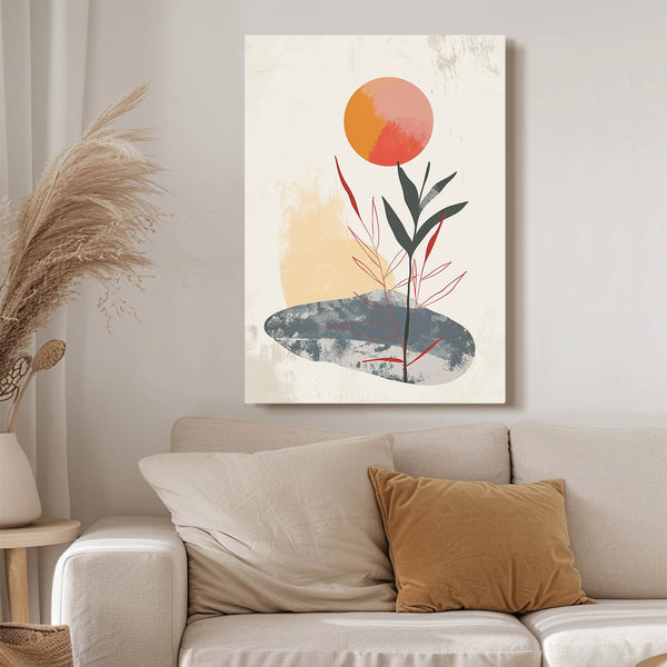 Tableau Scandinave Nature et Soleil | TableauDecoModerne®