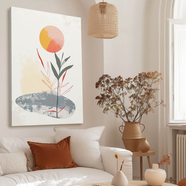 Tableau Scandinave Nature et Soleil | TableauDecoModerne®