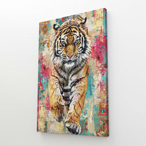 Tableau Tigre Dynamique | TableauDecoModerne®