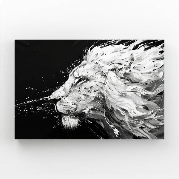 Tempête Tableau Lion | TableauDecoModerne®