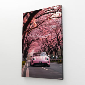 Voiture de Luxe Tableau Rose | TableauDecoModerne®