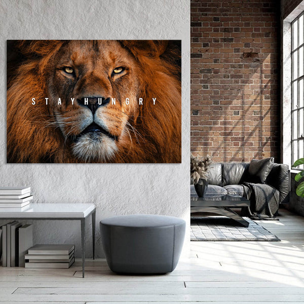 Tableau Tete de Lion Inspiration | TableauDecoModerne®