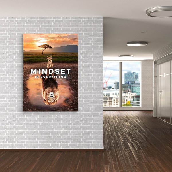 Tableau Motivation Mindset Lion | TableauDecoModerne®