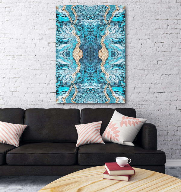 Tableau Abstrait Bleu Moderne | TableauDecoModerne®