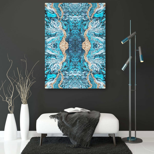 Tableau Abstrait Bleu Moderne | TableauDecoModerne®