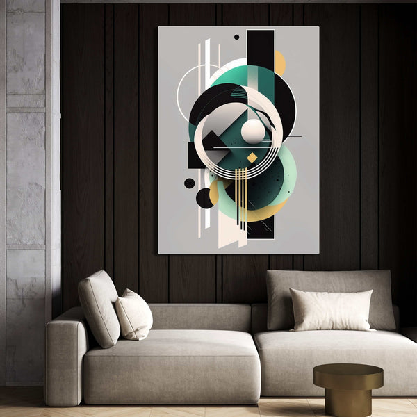 Tableau Abstrait Design Circulaire | TableauDecoModerne®