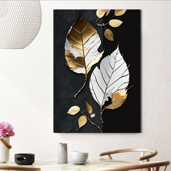 Tableau Abstrait Feuilles | TableauDecoModerne®