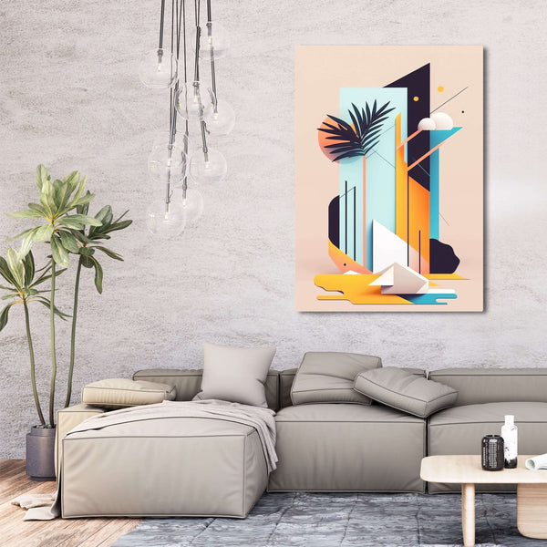 Tableau Abstrait Tropical | TableauDecoModerne®