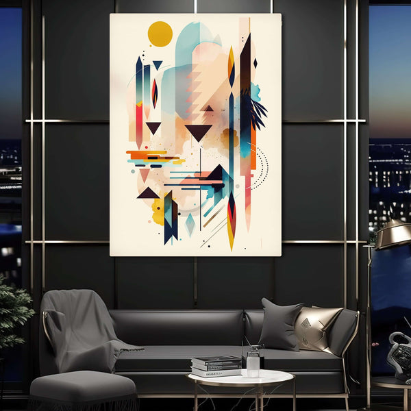 Tableau Abstrait Vertical Design | TableauDecoModerne®