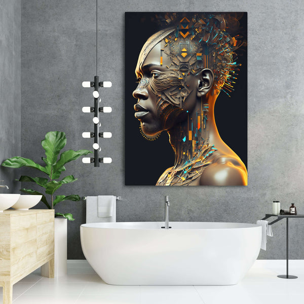 Tableau Africain Homme | TableauDecoModerne®