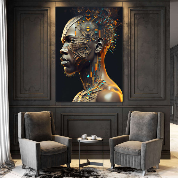 Tableau Africain Homme | TableauDecoModerne®