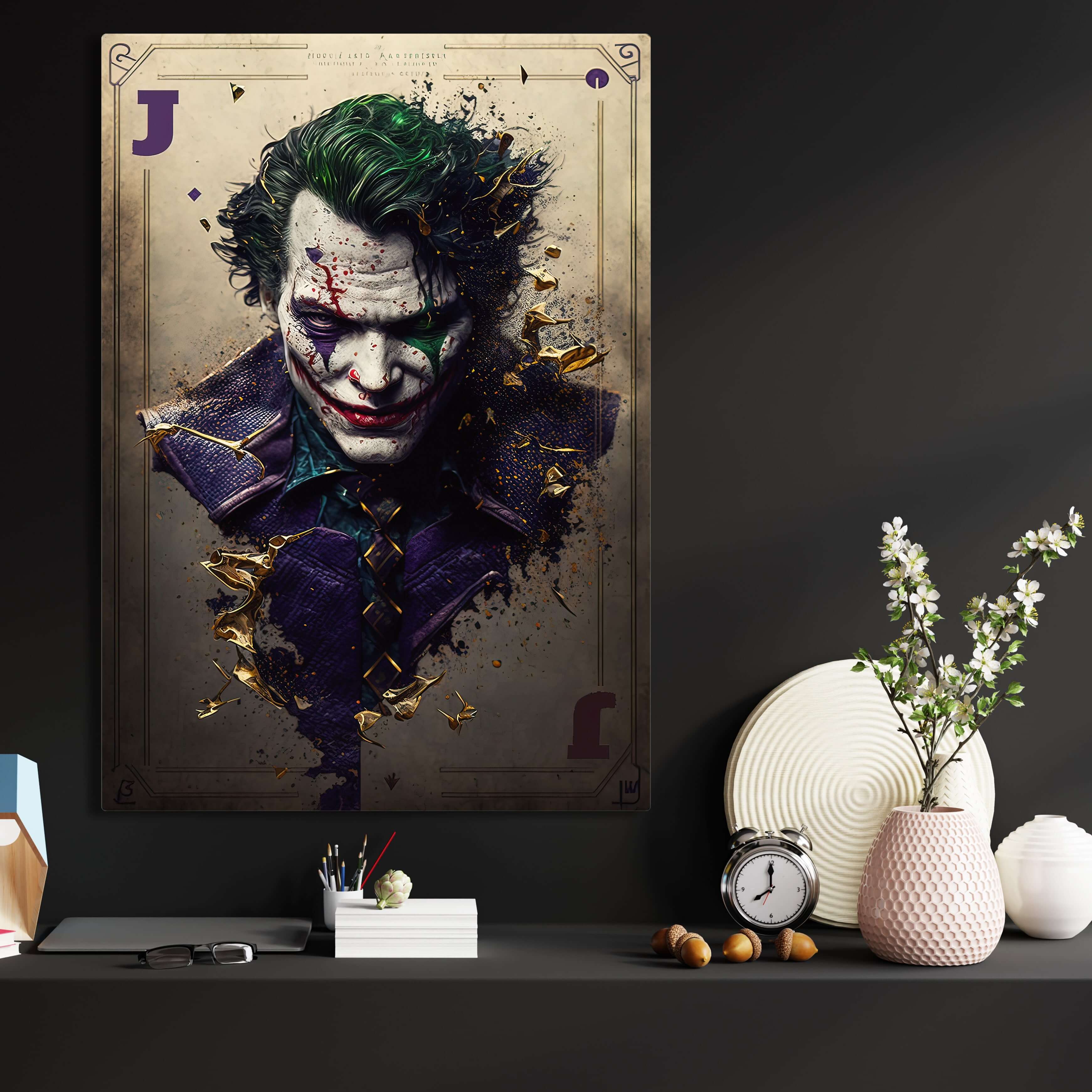 Peinture sur toile - Joker - Le Joker - Accessoires de décoration
