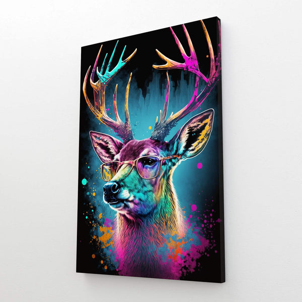 Tableau Cerf Pop Art | TableauDecoModerne®