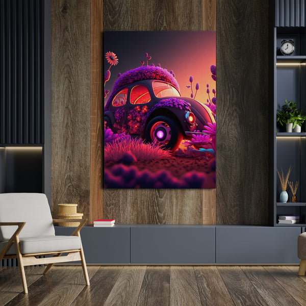 Tableau Coccinelle Voiture | TableauDecoModerne®