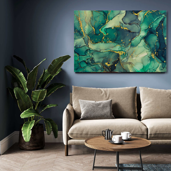 Tableau Moderne Abstrait Vert | TableauDecoModerne®