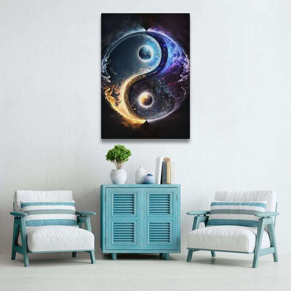 Tableau Moderne Yin et Yang  | TableauDecoModerne®