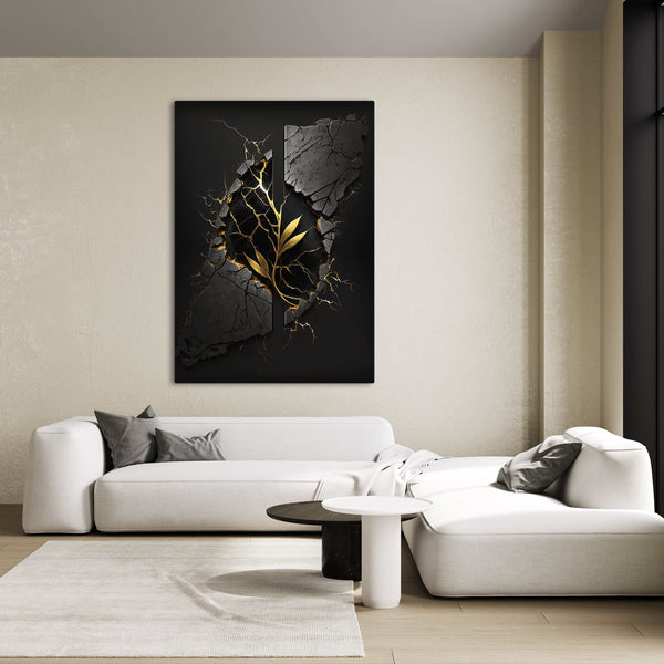 Tableau Noir Abstrait | TableauDecoModerne®