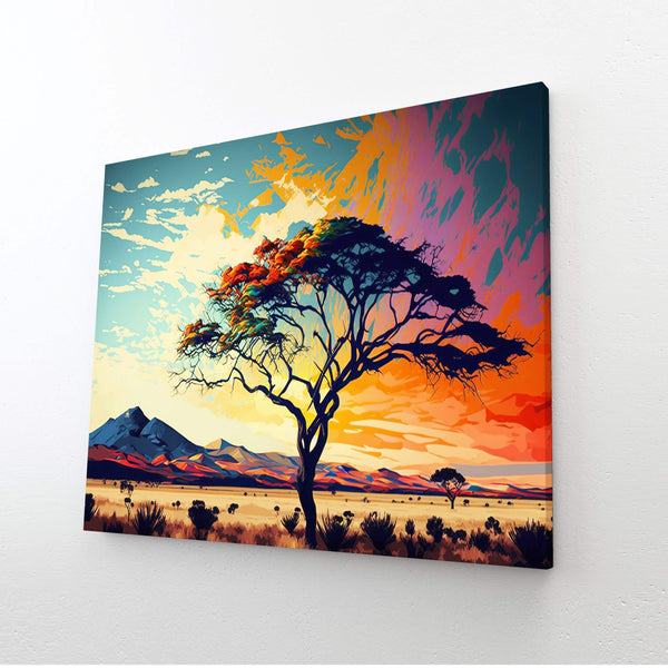 Tableau Paysage Africain Simple | TableauDecoModerne®