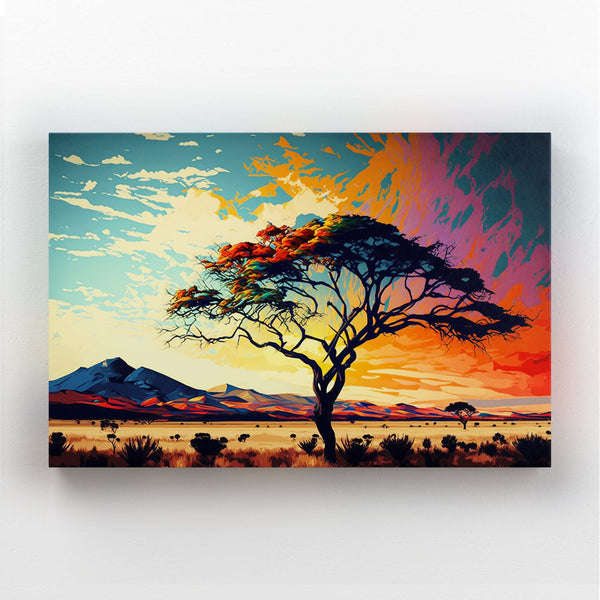 Tableau Paysage Africain Simple | TableauDecoModerne®