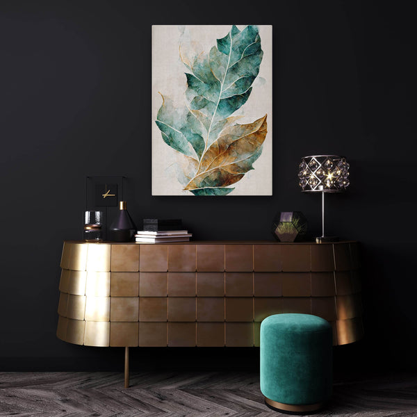 Tableau Scandinave Feuille | TableauDecoModerne®