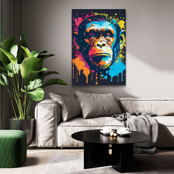 Tableau Singe Pop Art Cool | TableauDecoModerne®