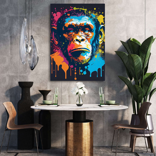 Tableau Singe Pop Art Cool | TableauDecoModerne®