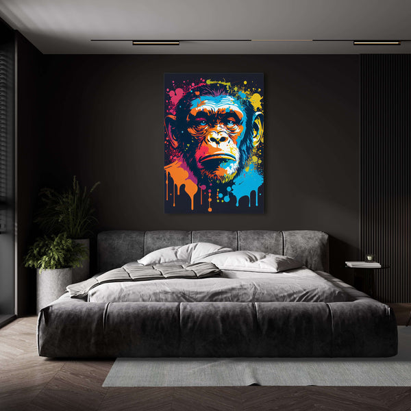 Tableau Singe Pop Art Cool | TableauDecoModerne®