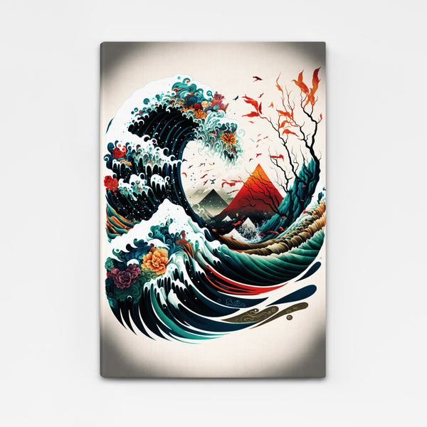 Tableau Vague Japon | TableauDecoModerne®