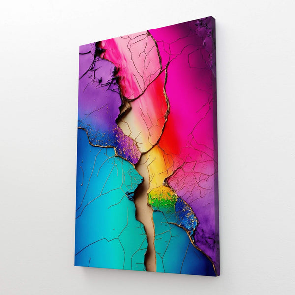 Tableau Violet Abstrait | TableauDecoModerne®