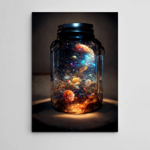 Tableau Galaxie Bouteille | TableauDecoModerne®