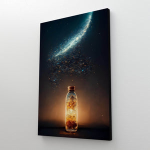 Tableau Espace Soleil en Bouteille | TableauDecoModerne®