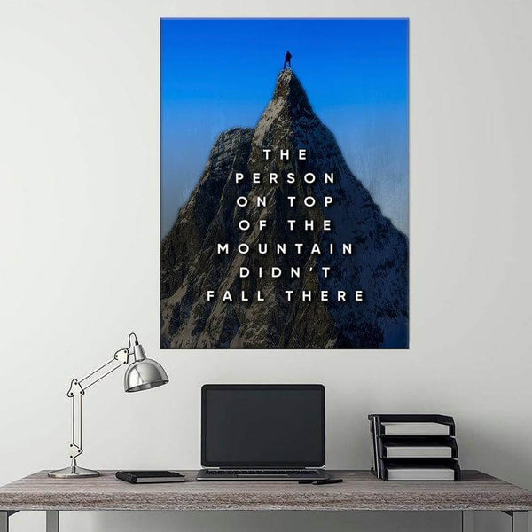 Tableau Motivation Montagne | TableauDecoModerne®